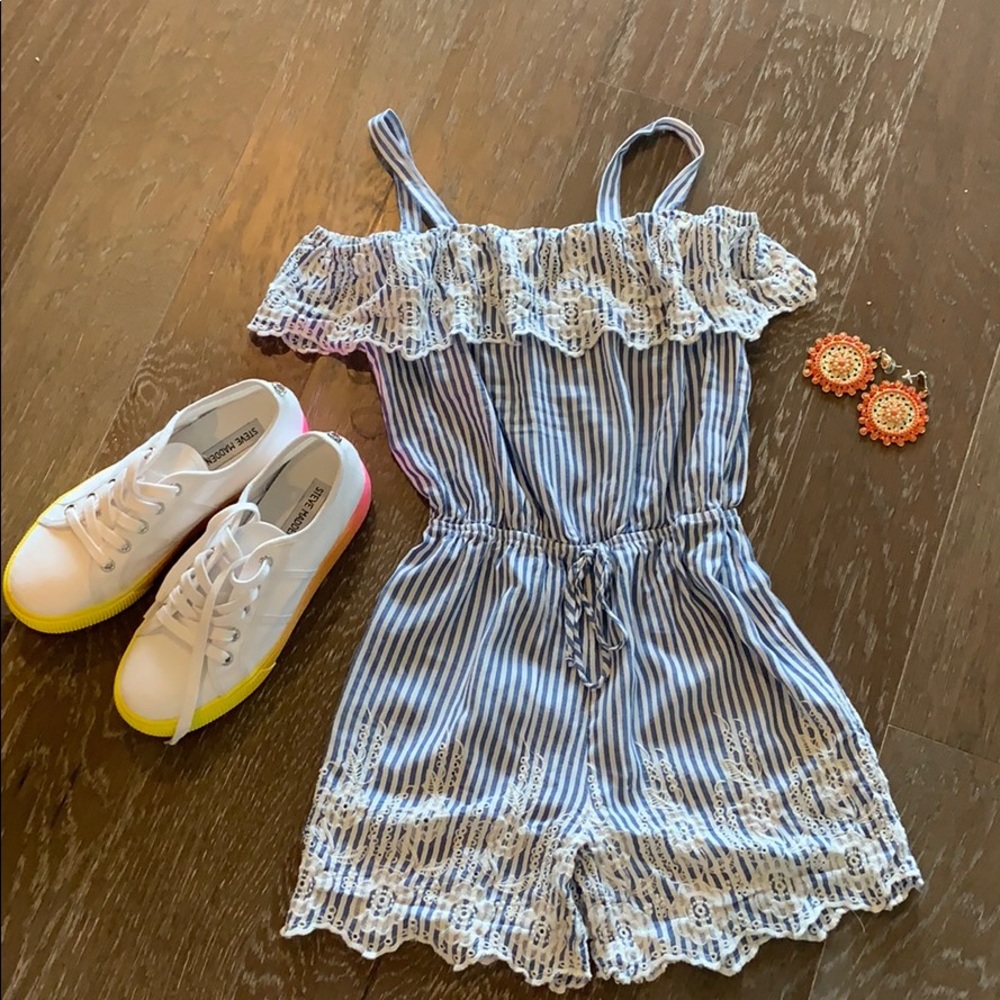 Striped short romper 🚨SOLD🚨